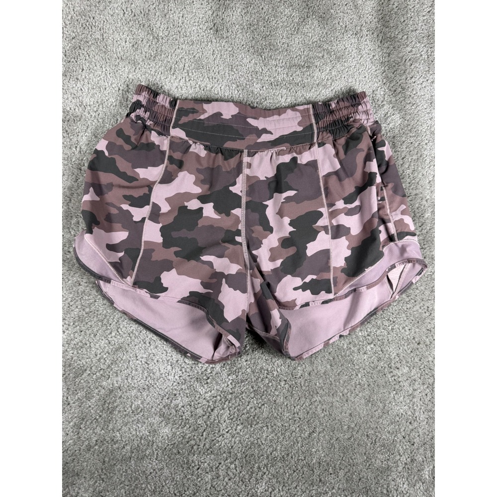 Lululemon Tracker Short V Heritage 365 Camo Brier Rose Multi Pink Mauve 4 Inch